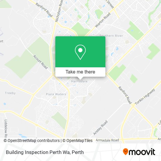 Building Inspection Perth Wa map