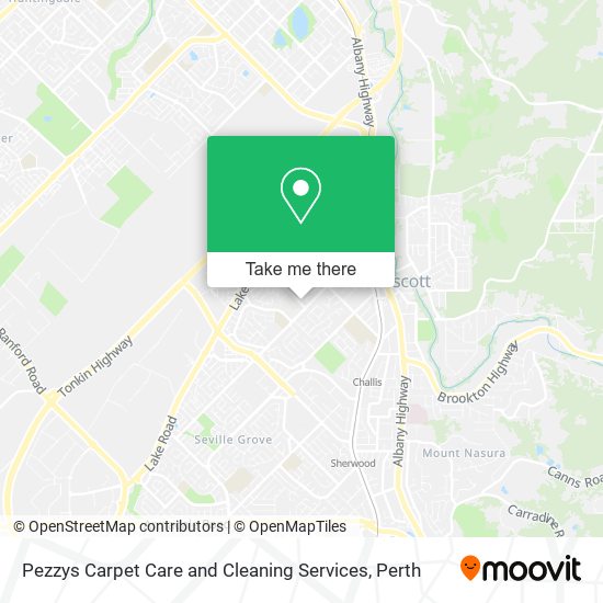 Mapa Pezzys Carpet Care and Cleaning Services