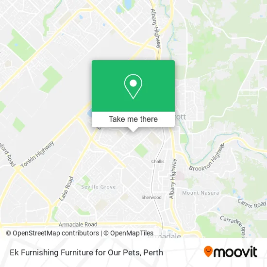 Ek Furnishing Furniture for Our Pets map