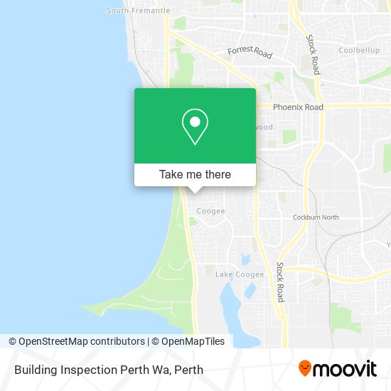 Building Inspection Perth Wa map