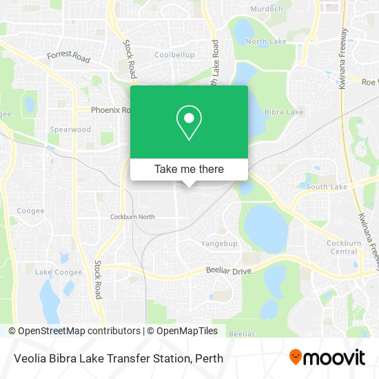 Veolia Bibra Lake Transfer Station map