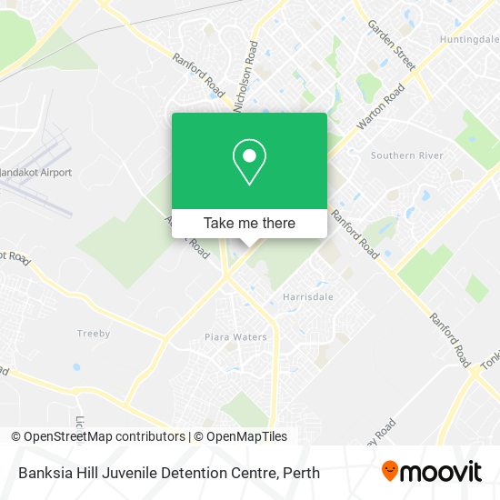 Banksia Hill Juvenile Detention Centre map