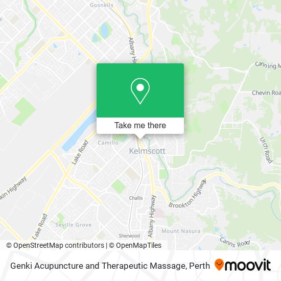 Genki Acupuncture and Therapeutic Massage map