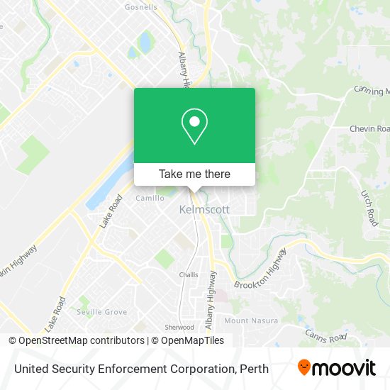 United Security Enforcement Corporation map