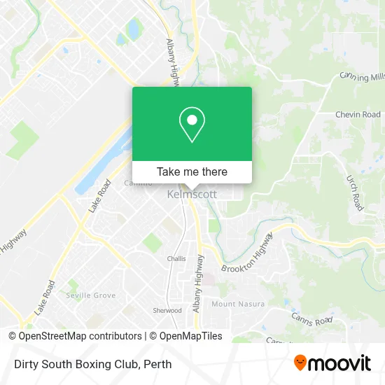 Mapa Dirty South Boxing Club