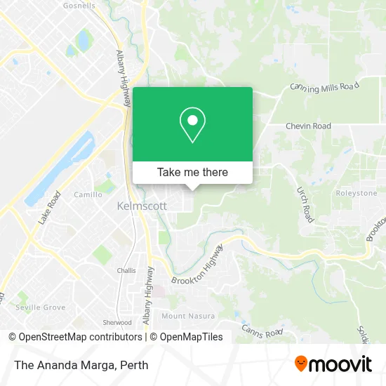 Mapa The Ananda Marga