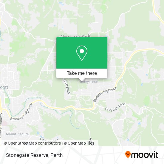 Mapa Stonegate Reserve