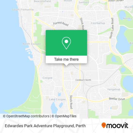 Edwardes Park Adventure Playground map