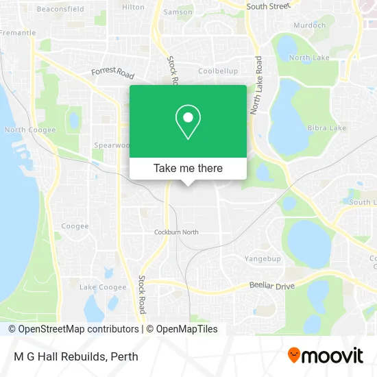 Mapa M G Hall Rebuilds