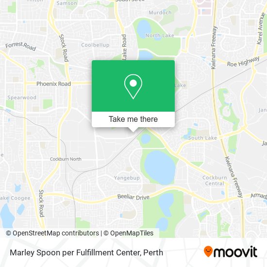 Marley Spoon per Fulfillment Center map