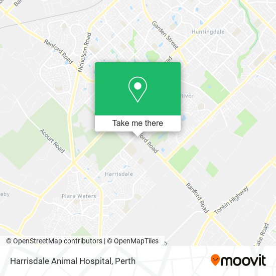 Harrisdale Animal Hospital map