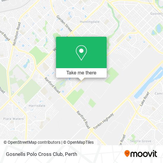 Gosnells Polo Cross Club map