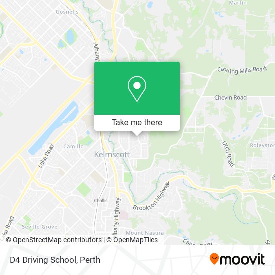 Mapa D4 Driving School