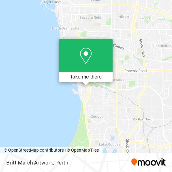 Britt March Artwork map