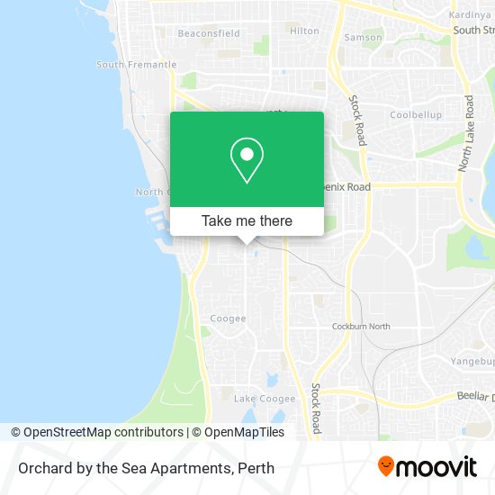 Orchard by the Sea Apartments map