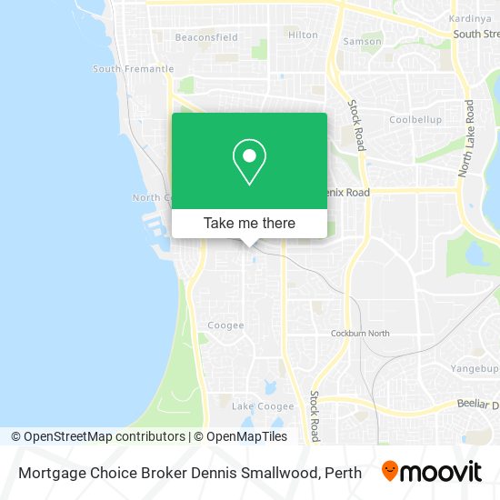 Mortgage Choice Broker Dennis Smallwood map