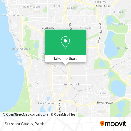 Mapa Stardust Studio