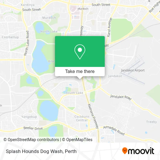 Mapa Splash Hounds Dog Wash