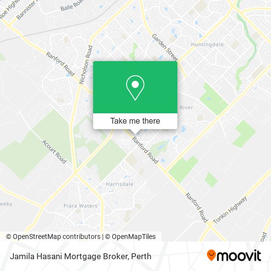 Jamila Hasani Mortgage Broker map