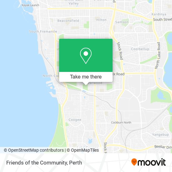 Friends of the Community map