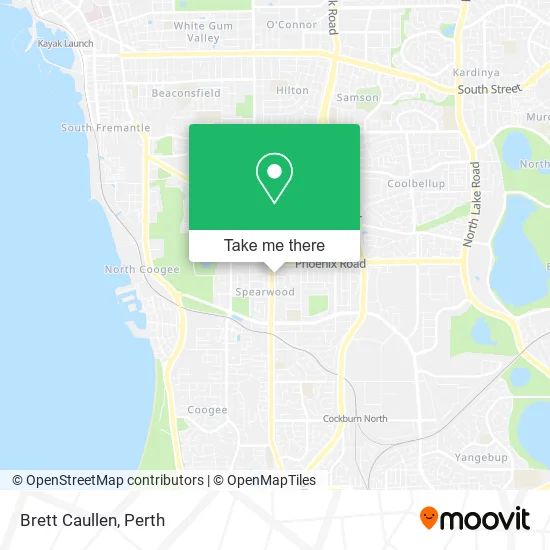 Brett Caullen map