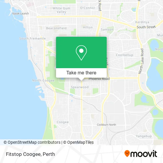 Fitstop Coogee map