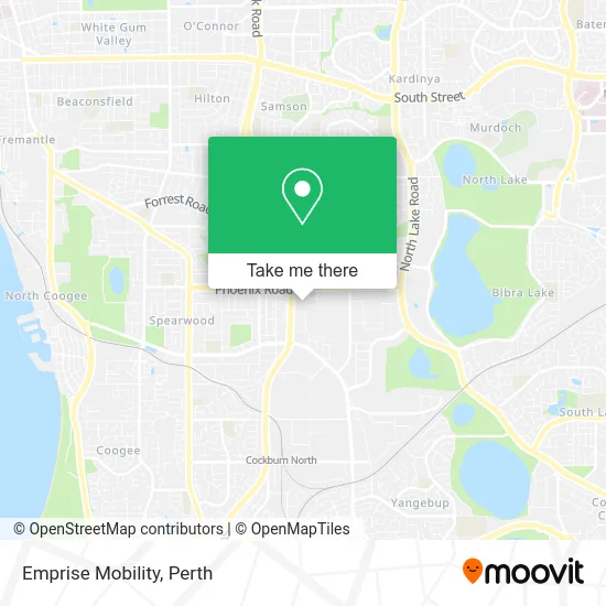 Mapa Emprise Mobility