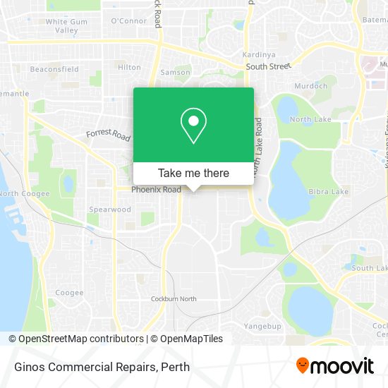 Ginos Commercial Repairs map