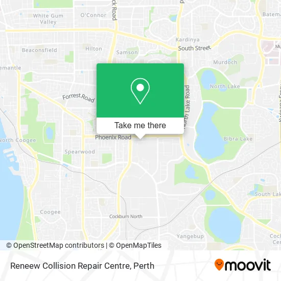 Mapa Reneew Collision Repair Centre