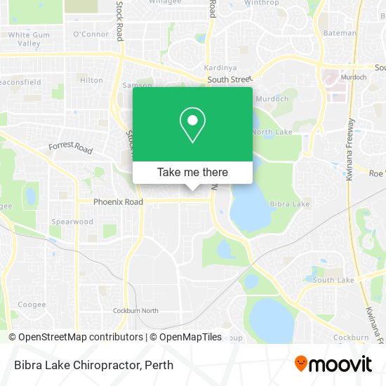 Bibra Lake Chiropractor map