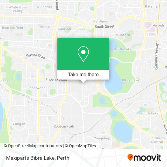 Maxiparts Bibra Lake map