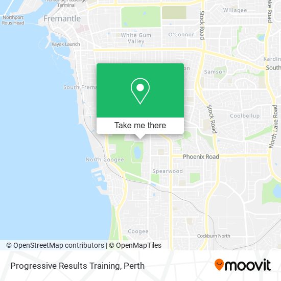 Progressive Results Training map