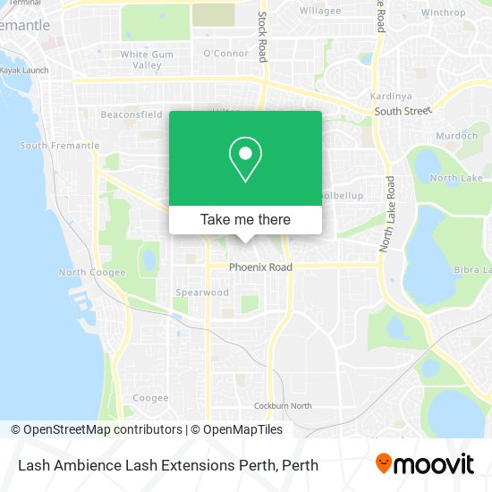 Lash Ambience Lash Extensions Perth map