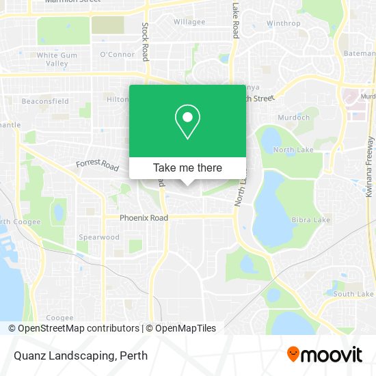 Quanz Landscaping map
