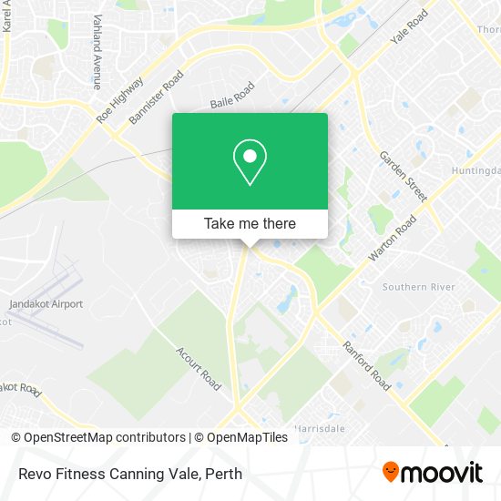 Mapa Revo Fitness Canning Vale