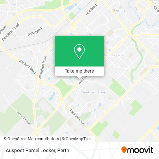 Auspost Parcel Locker map