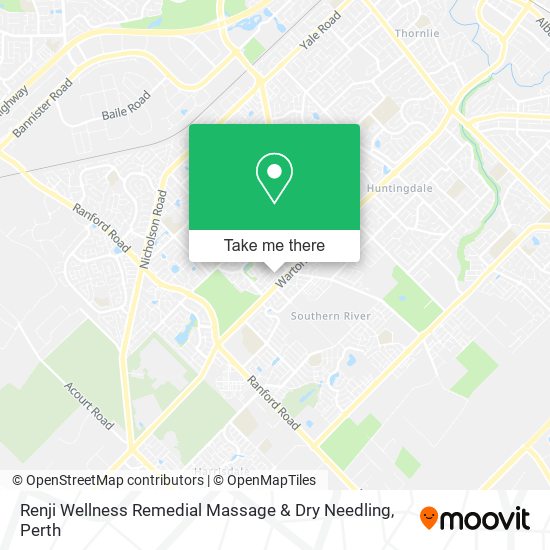 Mapa Renji Wellness Remedial Massage & Dry Needling