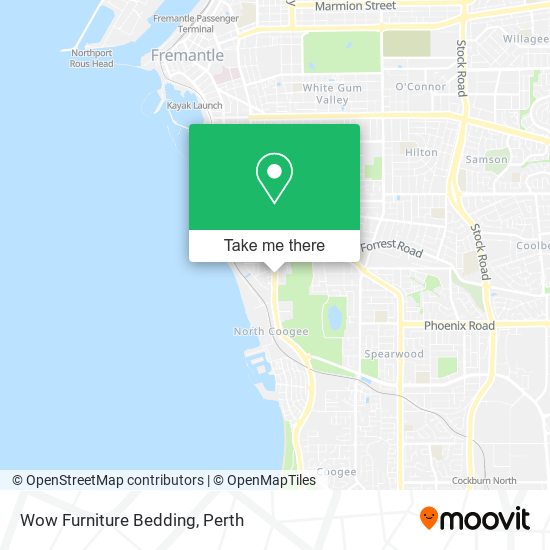 Wow Furniture Bedding map