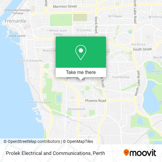 Prolek Electrical and Communications map