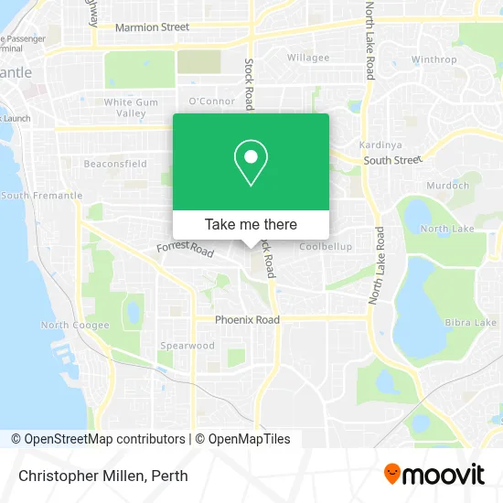 Mapa Christopher Millen