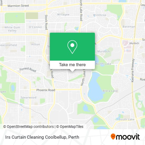 Irs Curtain Cleaning Coolbellup map