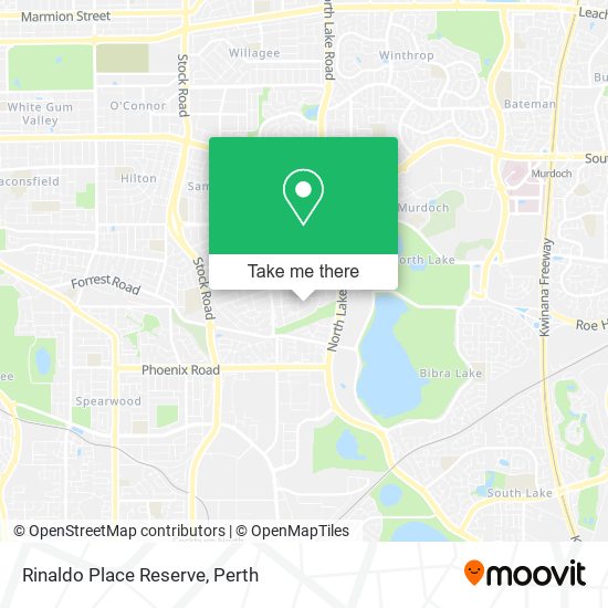 Rinaldo Place Reserve map