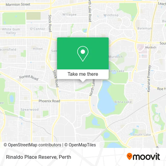 Mapa Rinaldo Place Reserve