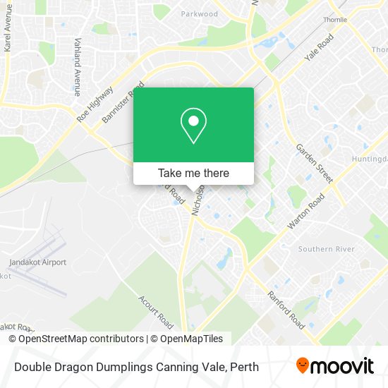 Double Dragon Dumplings Canning Vale map