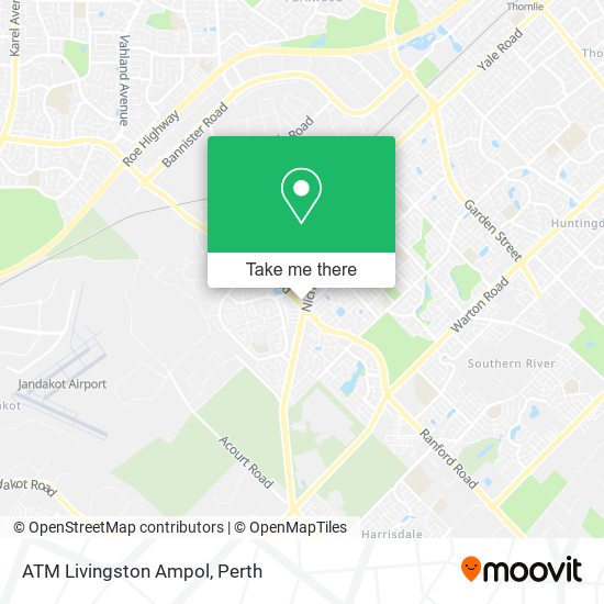 ATM Livingston Ampol map