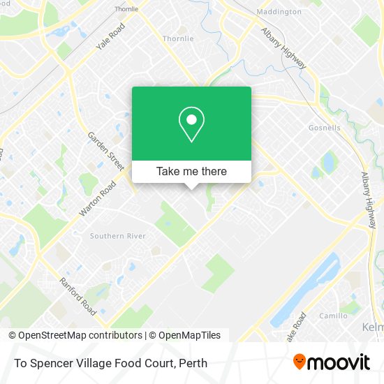 Mapa To Spencer Village Food Court