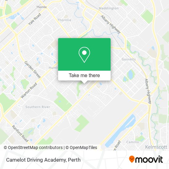 Camelot Driving Academy map