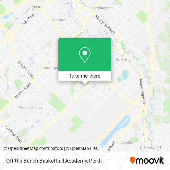 Off the Bench Basketball Academy map