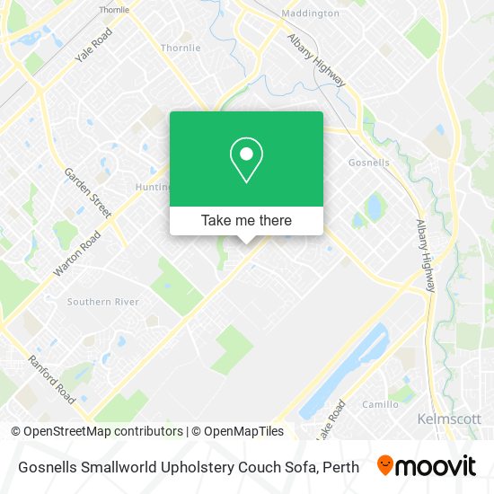 Gosnells Smallworld Upholstery Couch Sofa map