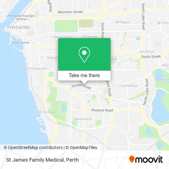 St James Family Medical map